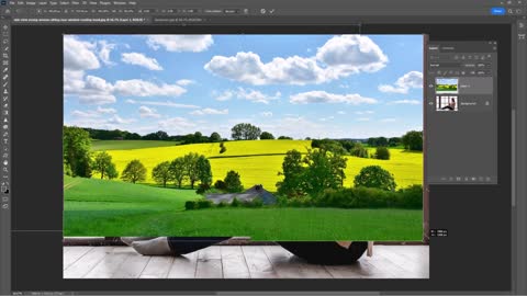 In 30 Sec Add BACKGROUND In Photoshop -Tutorial