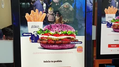 Inside a Burger King in Santiago, Chile 🍔🇨🇱