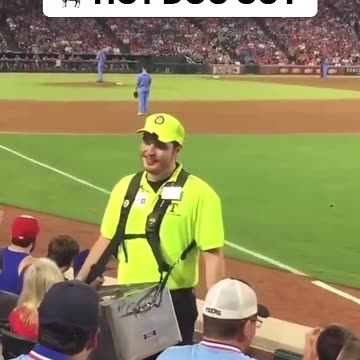 Would you get a hotdog from this guy.