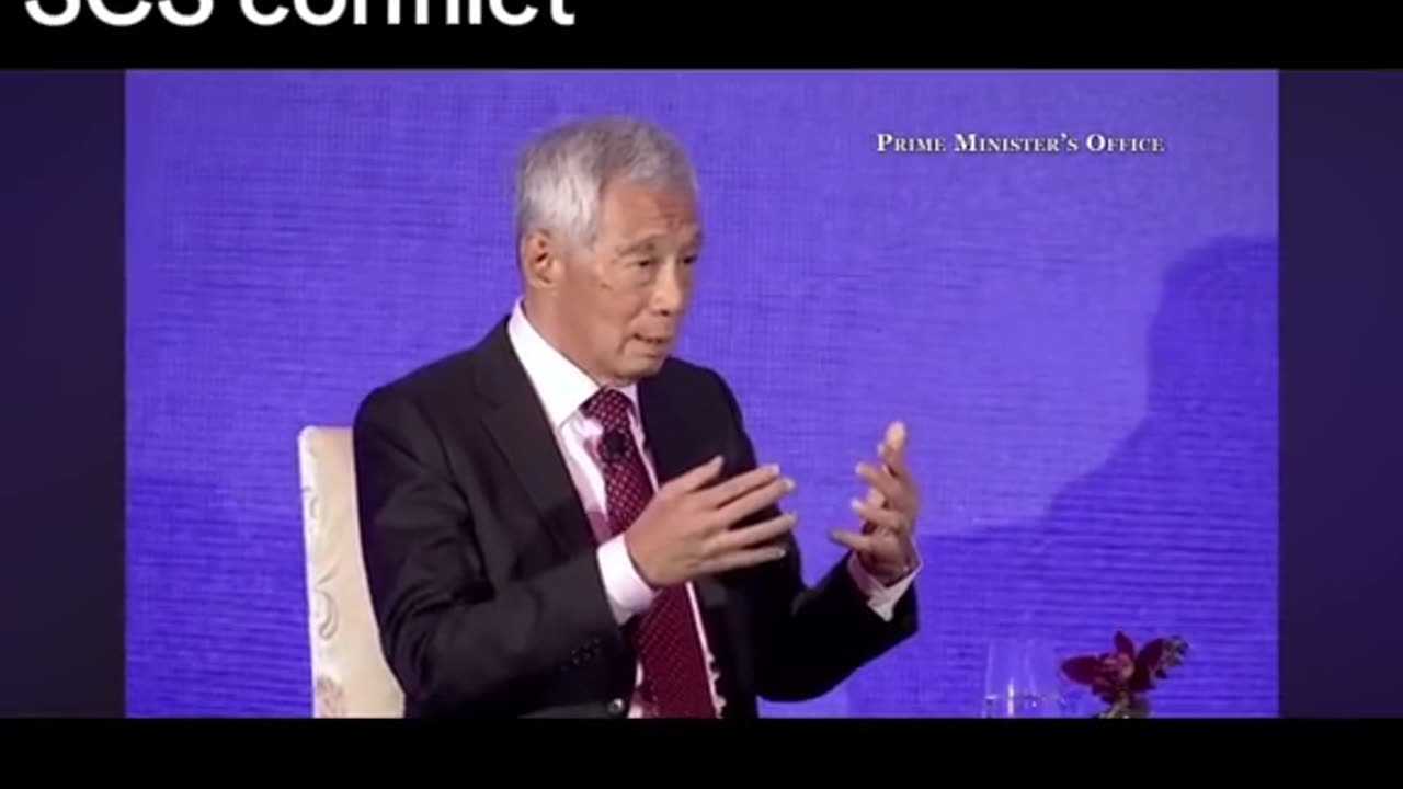 Singapore PM Lee on South China Sea Conflict