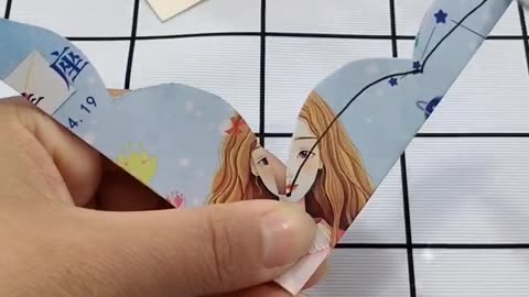 Make a unique and cute paper bunny