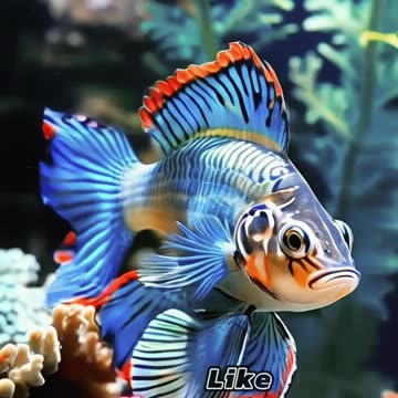 "Mesmerizing Multicolor Fish That Will Leave You in Awe! 🎨🐠✨"