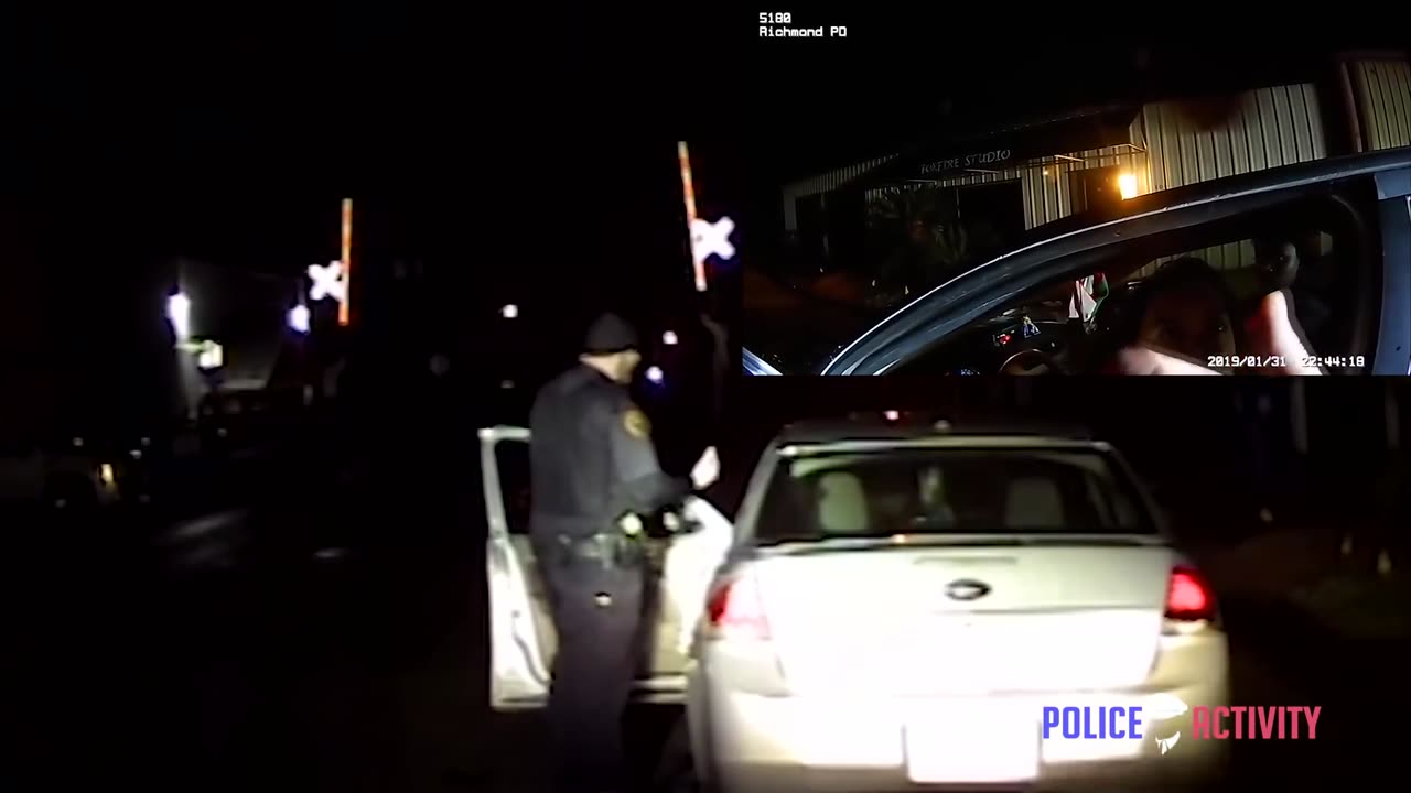 Raw Dashcam Richmond Police Officer Under Investigation After Arrest of a Woman