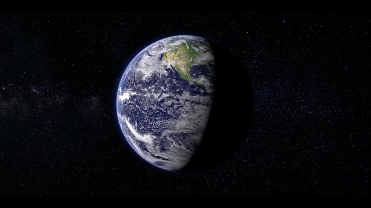 Earth Rotating [ In the space]