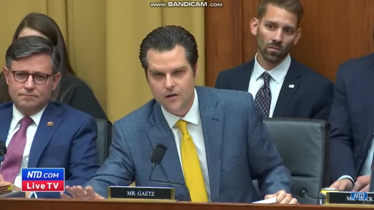 MATT GAETZ DECAPITATES as Durham tries 2 Testify to House Judiciary Committee-JUN21/23