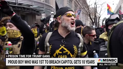 Proud Boy who said he was ‘changed man’ shouted ‘Trump won’ after judge left