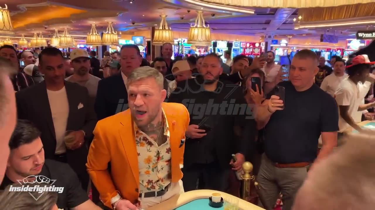 Conor McGregor talks Ryan Garcia vs Gervonta Davis rematch while gambling on roulette