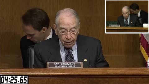 Sen Chuck Grassley blasts DHS Secretary Mayorkas for Border Crisis * Nov. 16, 2021