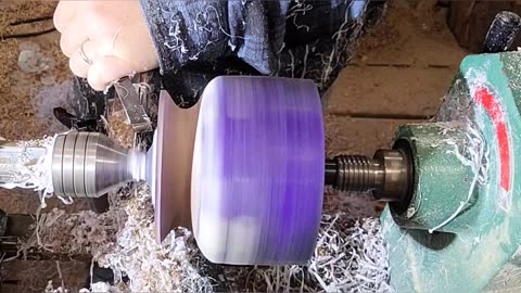 I Thought This Would Be A Good Mix #woodturning #resin