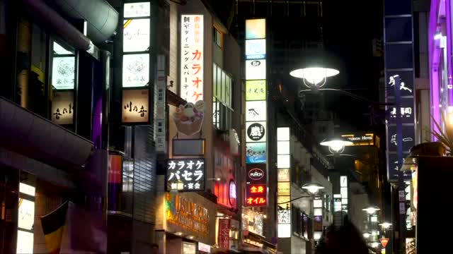 Tokyo street timelapse