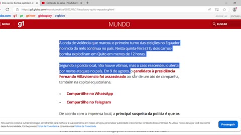 Dois carros-bomba explodem em Quito; não há registro de vítimas
