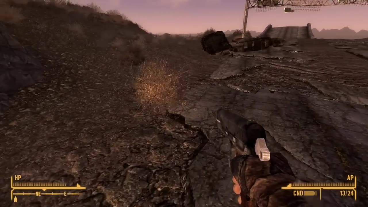Can you play New Vegas without leaving The Road_