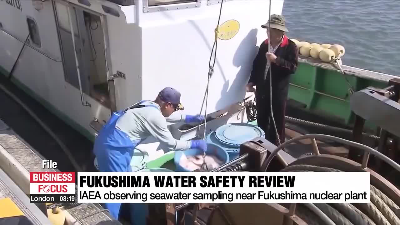 IAEA observing seawater sampling near Fukushima nuclear plant