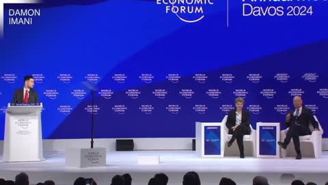 O Iνδός Damon Imani ξεφτίλησε τον Κλάους Σβαμπ και την παρεα των ΜΑΣΟΝΩΝ