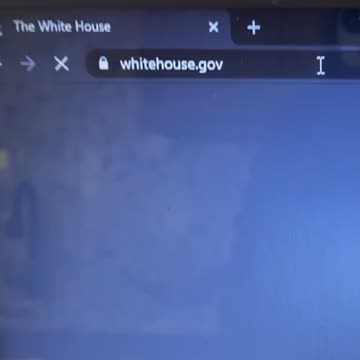 01/20/21 1:54pm closer up of typing Antifa and redirecting to WH site