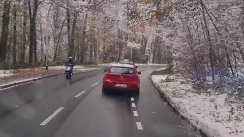Germany: Bonn, amazing Snowfall