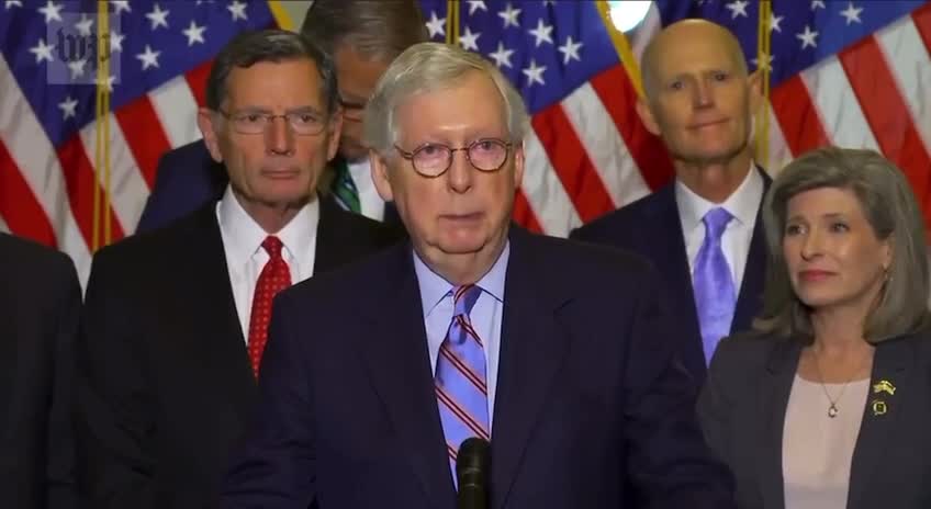 Mitch McConnell Says He Will Vote With The 10 Republicans For Gun Reform.