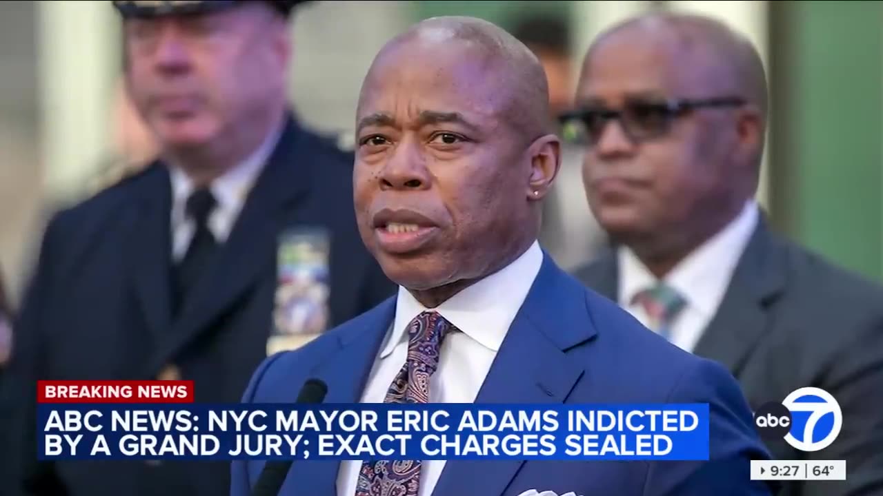 NYC Mayor Eric Adams INDICTED in federal corruption investigation