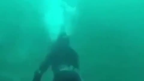 When the water isn’t clear... Scary