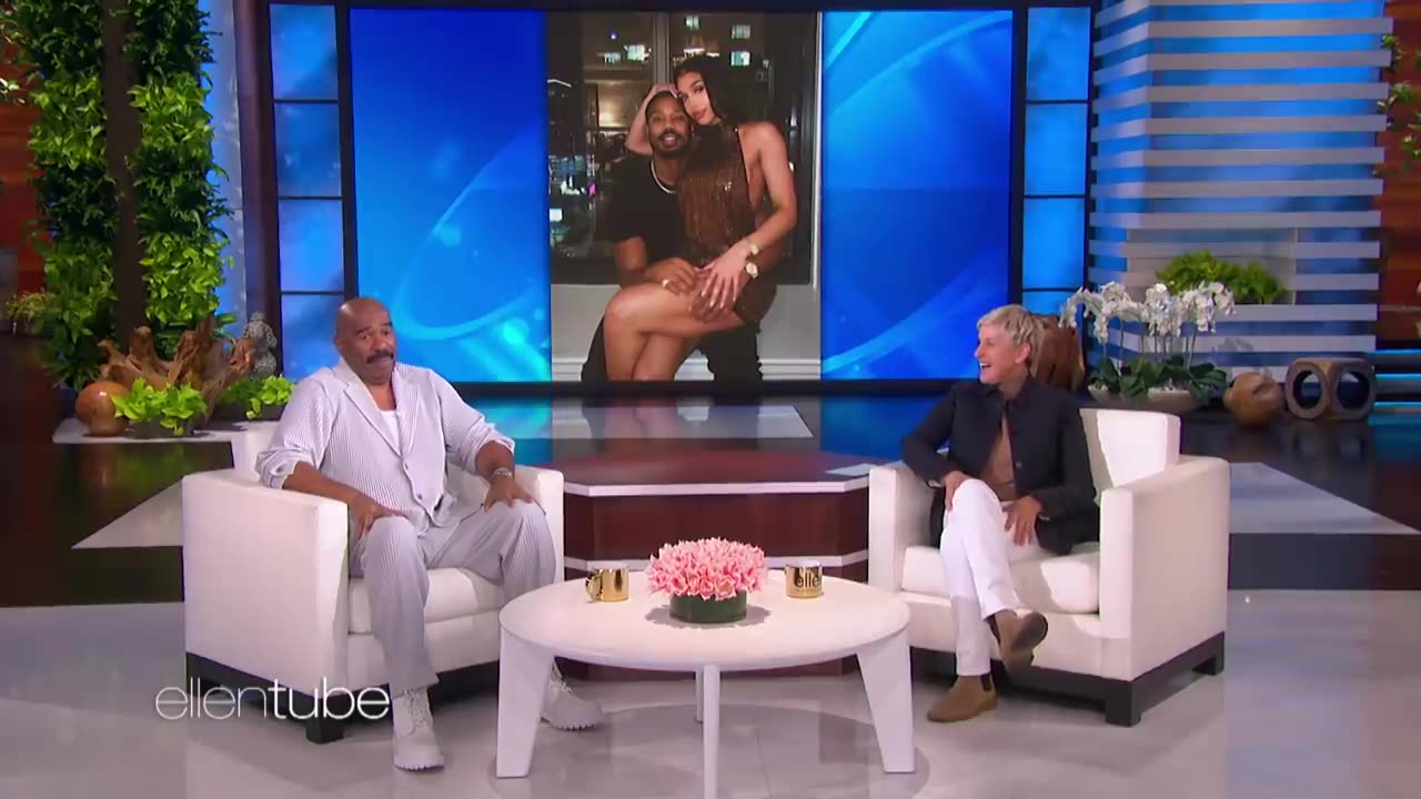 Steve Harvey Gets Uncomfortable Seeing Pic of His Daughter with Michael B. Jordan