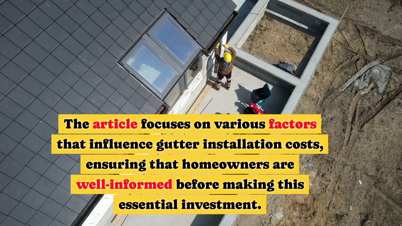 Average Cost of Gutter Installation