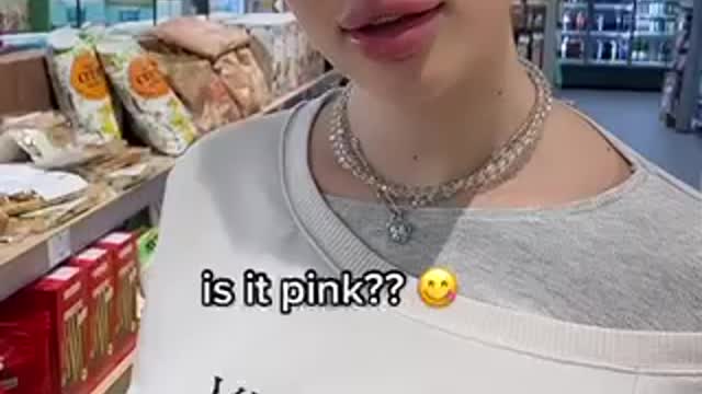 Is it pink? 🫣