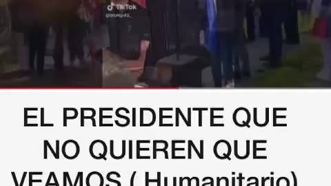 PRESIDENT DONALD TRUMP EXCELENT PERSONA HUMAITARIO Y BUENO
