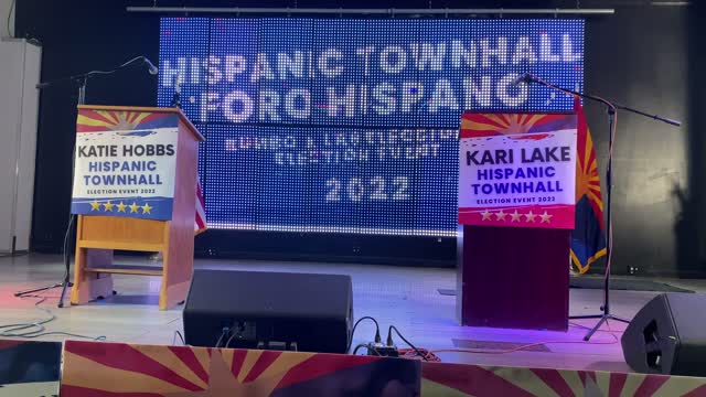 Arizona Governor Hispanic Townhall with Kari Lake and Katie Hobbs