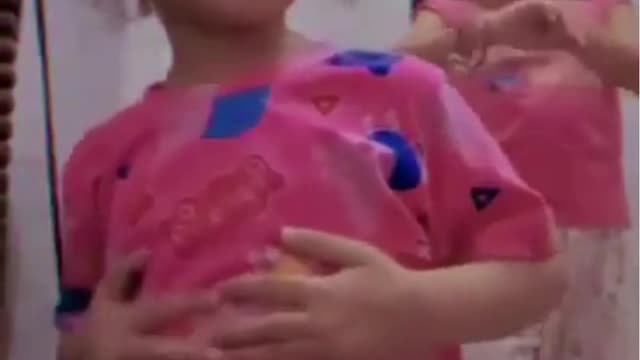 Cute Baby dancing with her sister