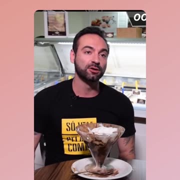 Corbucci eats four kilos of ice cream and freezes his stomach...