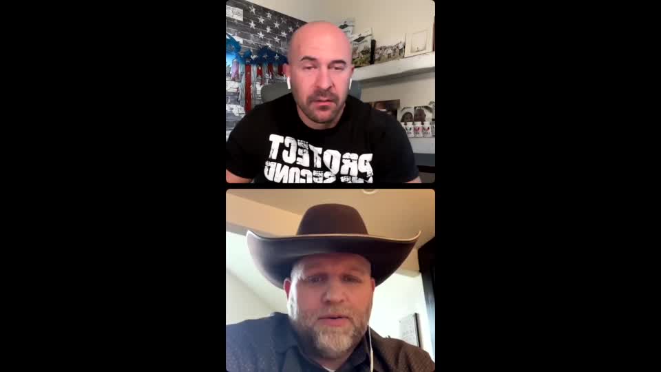 Ammon Bundy and Eric Moutsos