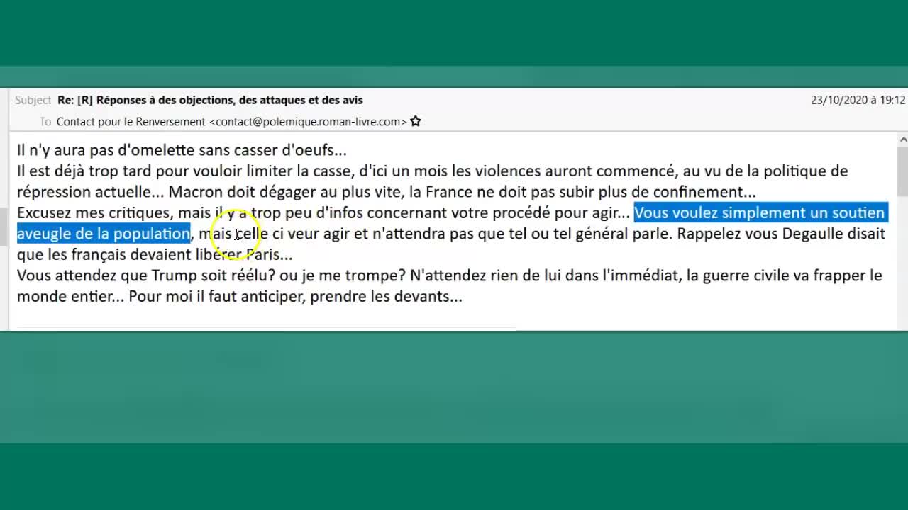 Quand ? Le peuple va-t-il bouger ? Trump fera quoi ?