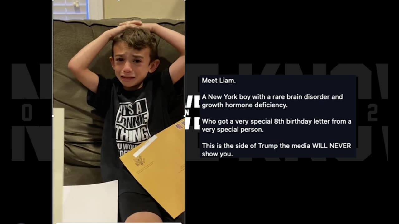 Liams very special 8th Birthday. A side of TRUMP MSM will NEVER show you