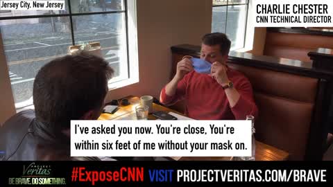 BUSTED: James O’Keefe Confronts CNN Director, Charlie Chester,
