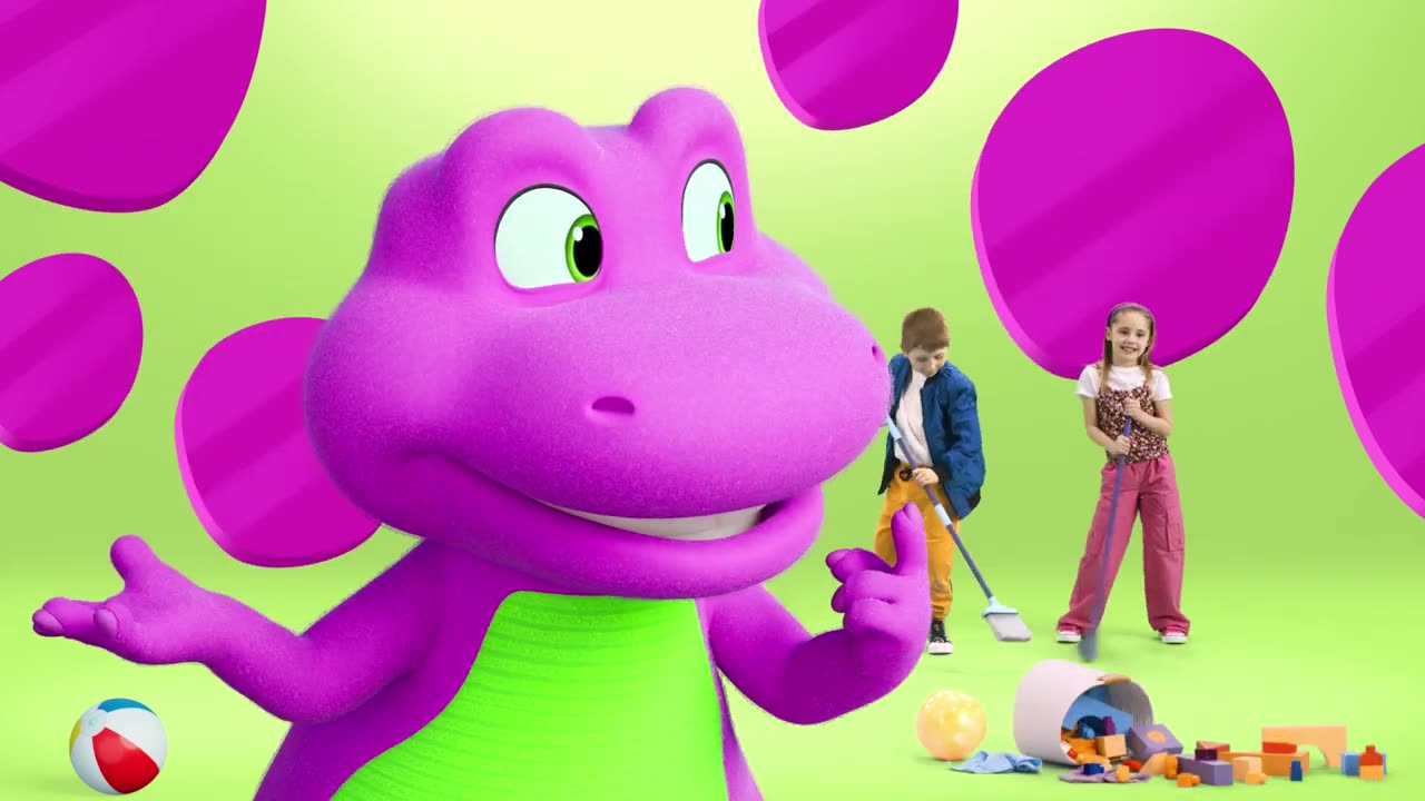 Clean Up, Clean Up | Barney's World | NEW Music Video!