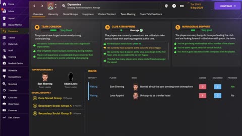 fm24 Road To Prem Northampton #5 Team Atmosphere Sort-Out