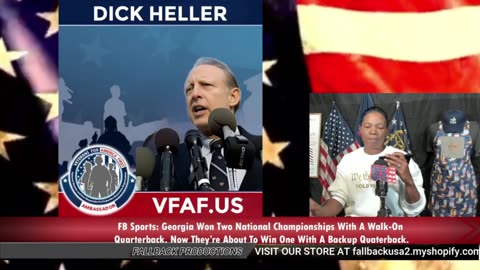 Interview with VFAF Ambassador Dick Heller... Real News with Lucretia Hughes 