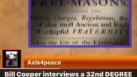 Bill Cooper Interviews a 32nd Degree Freemason CAJI Infiltrator (clip)