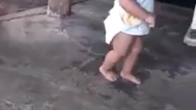 The little wiggling baby