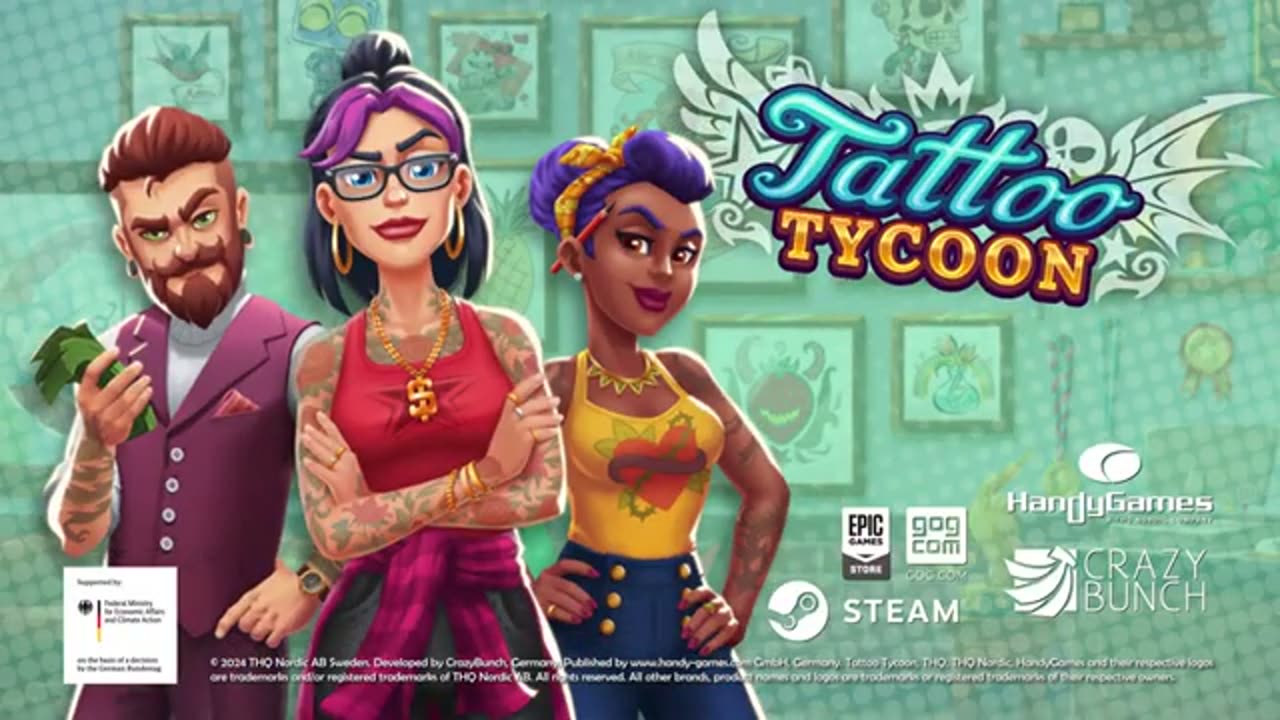 Tattoo Tycoon - Official Announcement Trailer