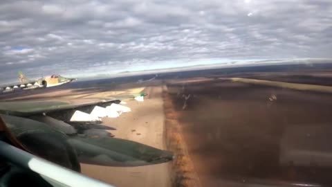 Footage of the combat work of Russian Su-25