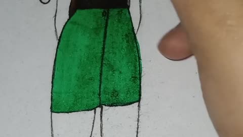 Fashion Illustration Colouring