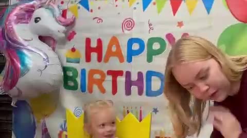 Birthday Cake Candle Sets Mom's Hair on Fire