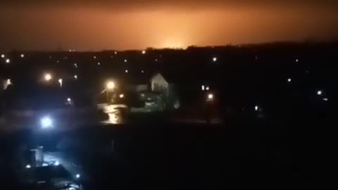 Explosions in Lugansk.