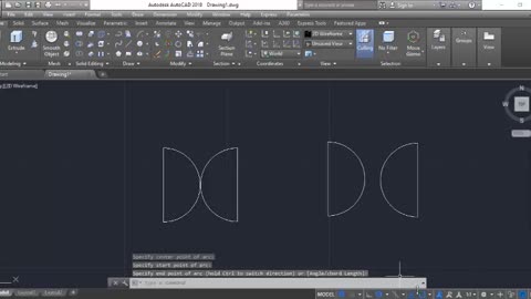 Center Start End Arc Drawing on AutoCAD by Masroor Khan For Beginners