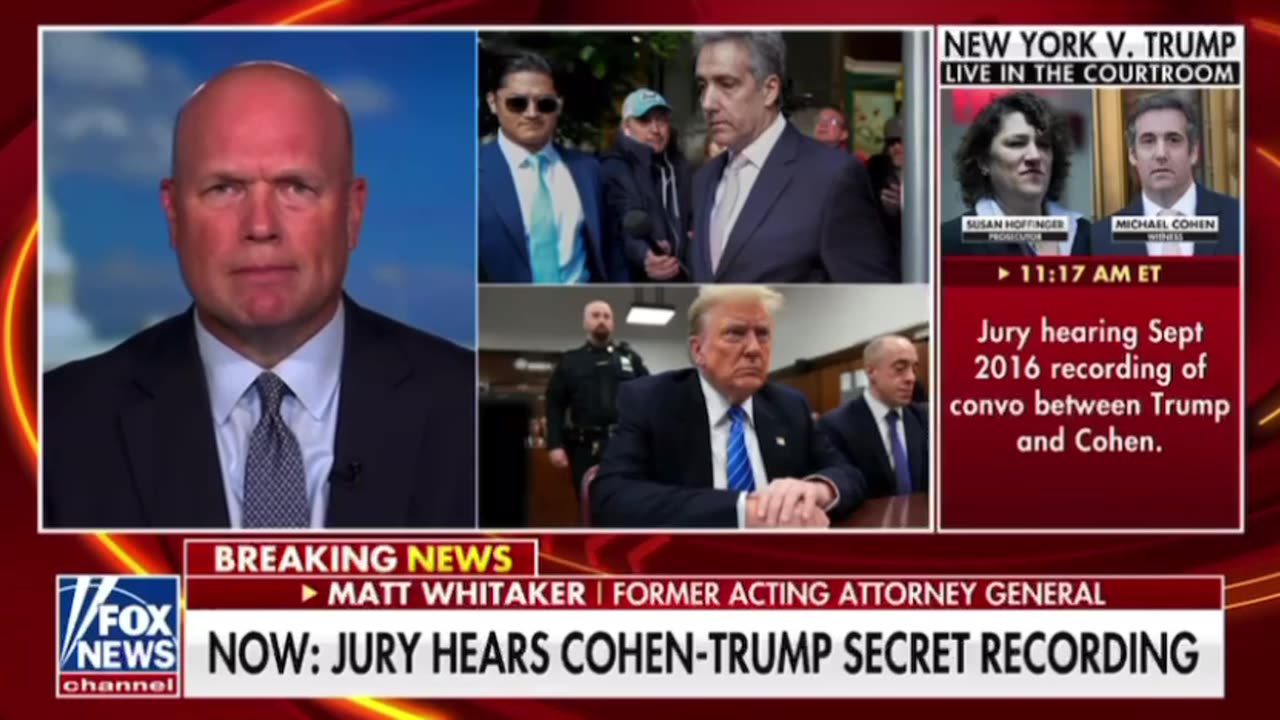 Scumbag Michael Cohen Plays Secret Recording of Conversation He Had with Trump at Trial