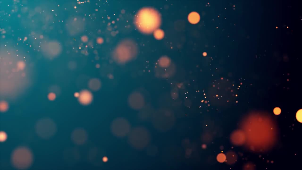 Relaxing Screensaver | Bokeh Warm Glowing Lights