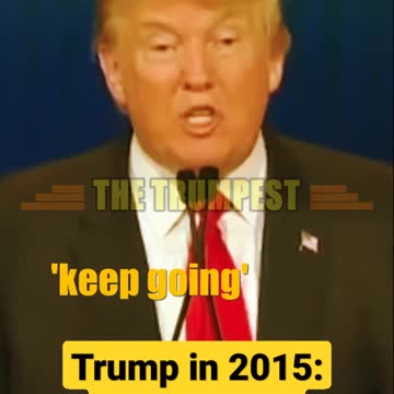 Trump in 2015: "Why are we always doing the work?"