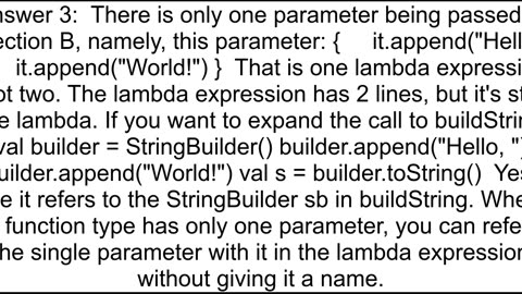 How to understand the fun buildStringbuilderAction StringBuilder gt Unit String in Kotlin