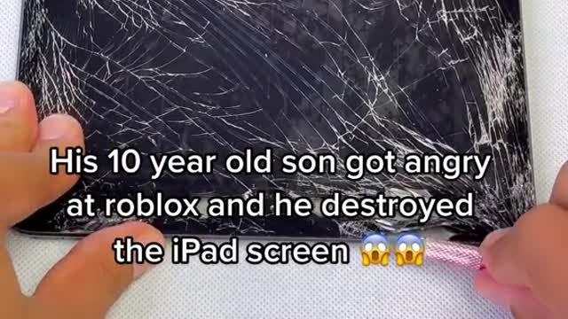 Ipad gets broken screen repaired in just minutes